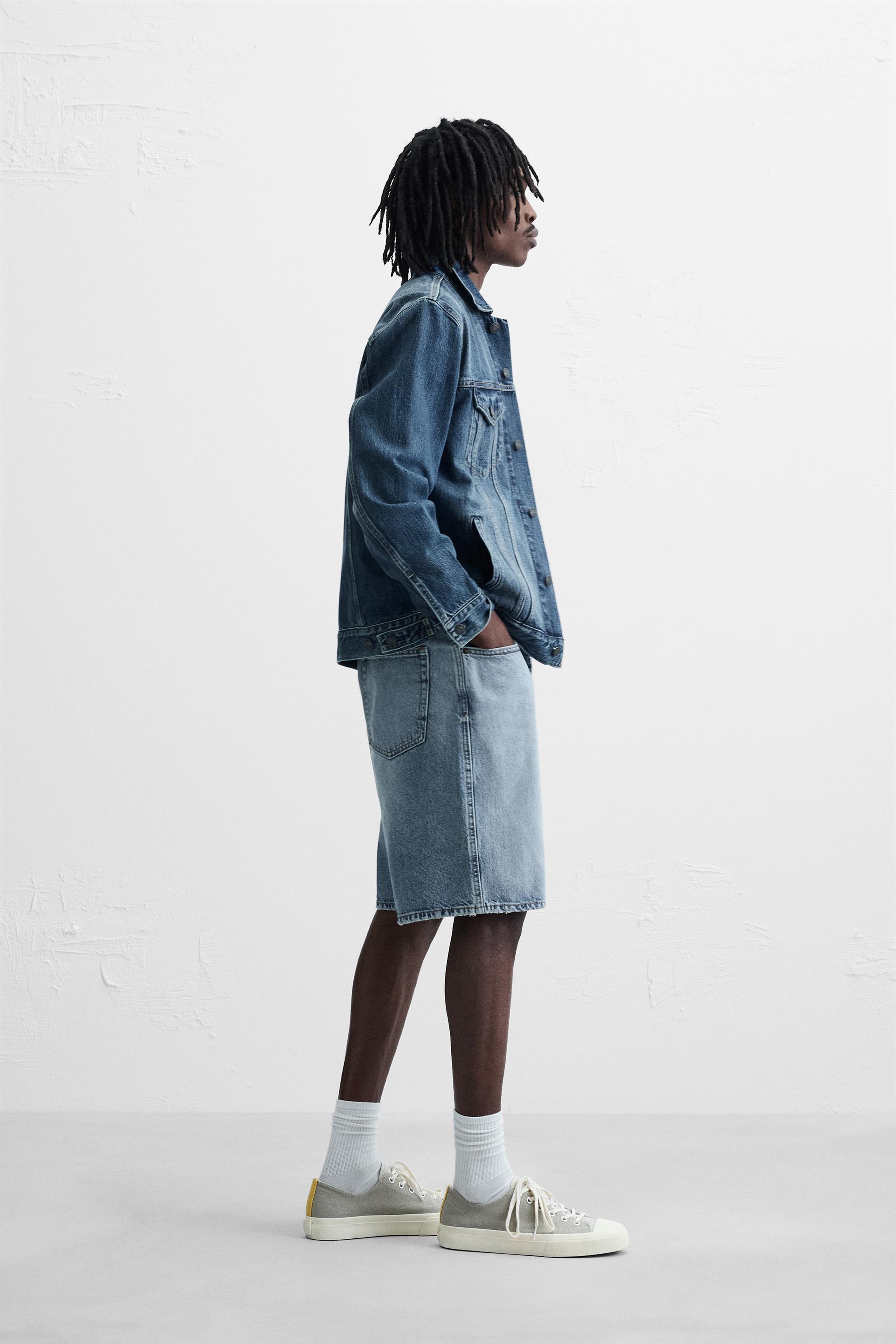 BERMUDA DENIM STRAIGHT FIT